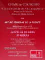 CHARLA-COLOQUIO: "LA SANIDAD EN SALAMANCA"